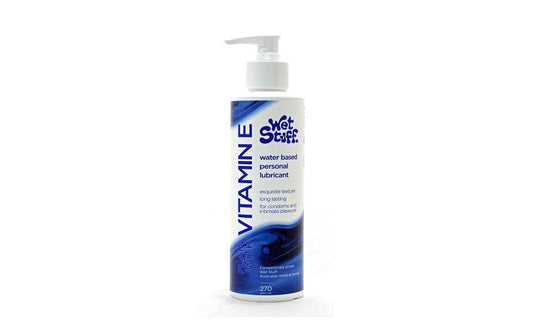 Wet Stuff Plain with Vitamin E Pump 270g - Bondage Shop