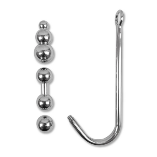 Anal Hook with Plug Attachments , restraint hook