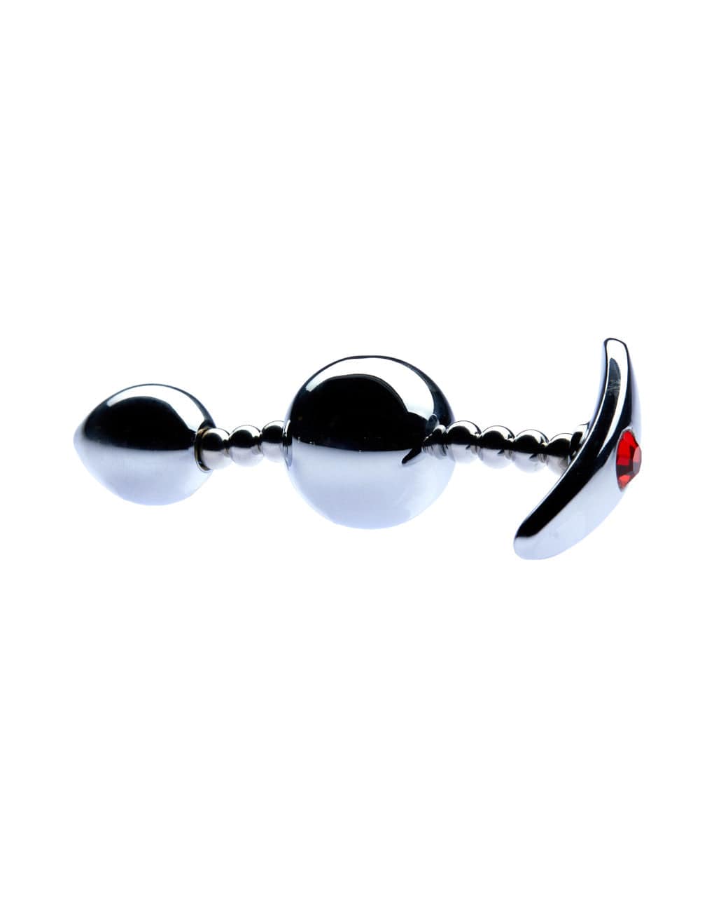 Dual Bulb Metal Butt Plug - 4.7 Inch - Bondage Shop