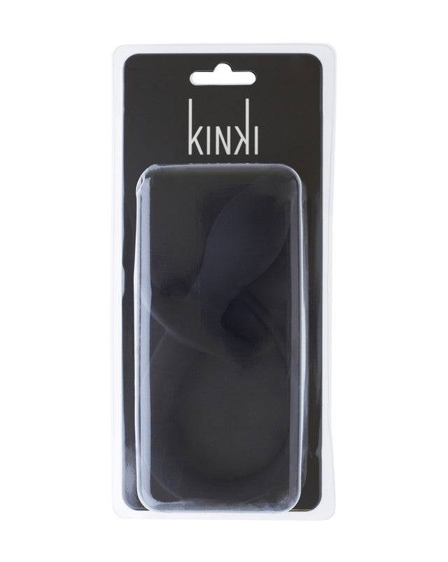 KinKi Silicone Tail Butt Plug - Black - Bondage Shop