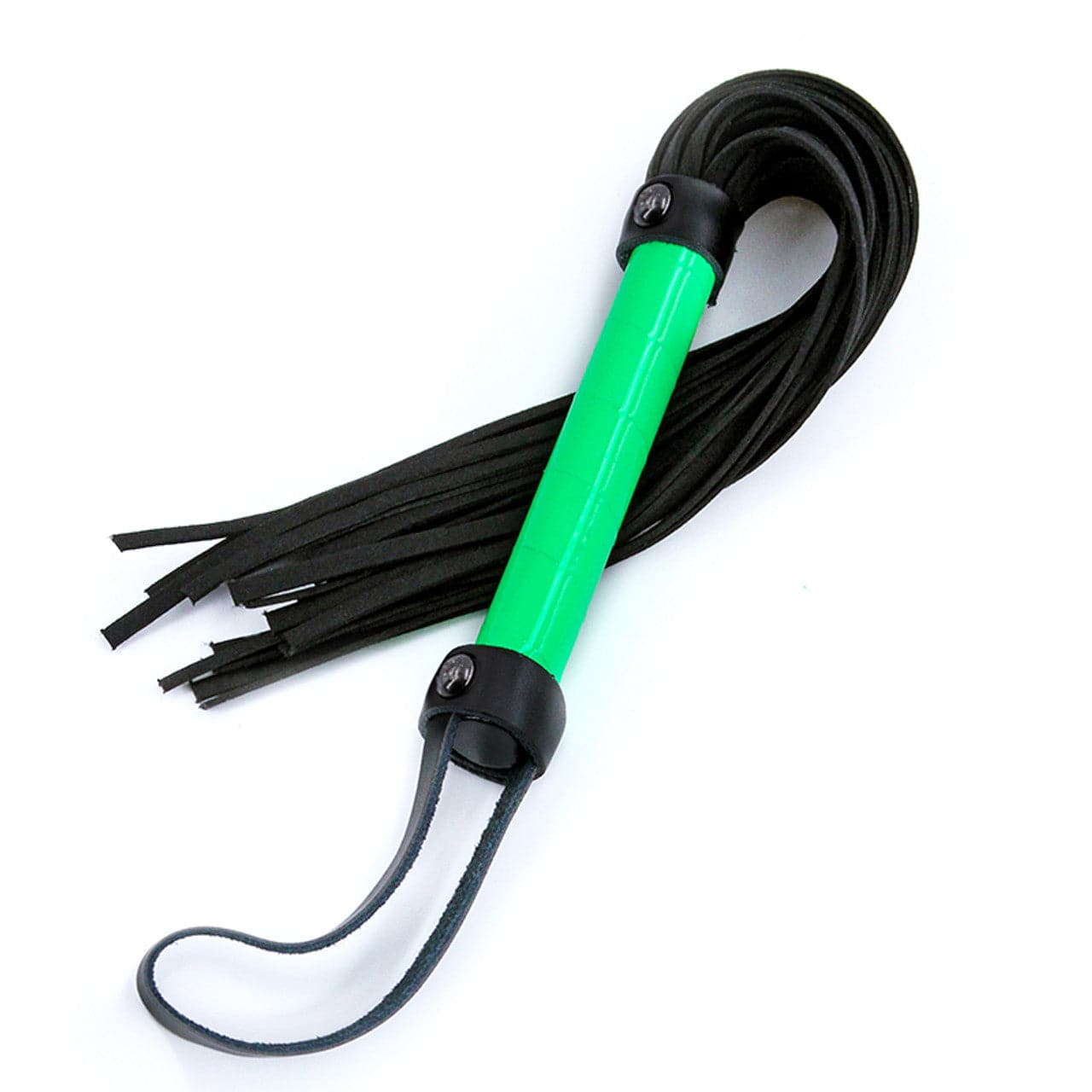 Electra Flogger - Green - Bondage Shop