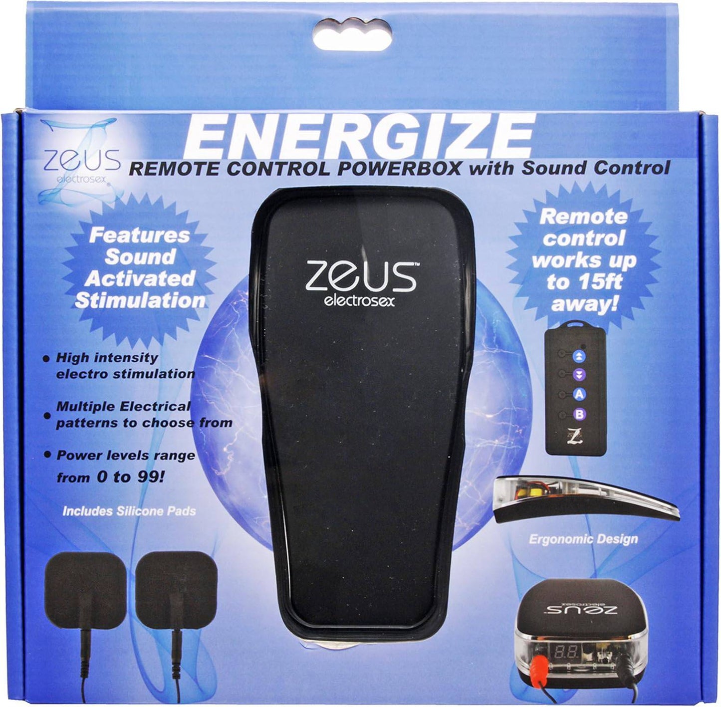 ZEUS REMOTE CONTROL Electrosex POWER BOX