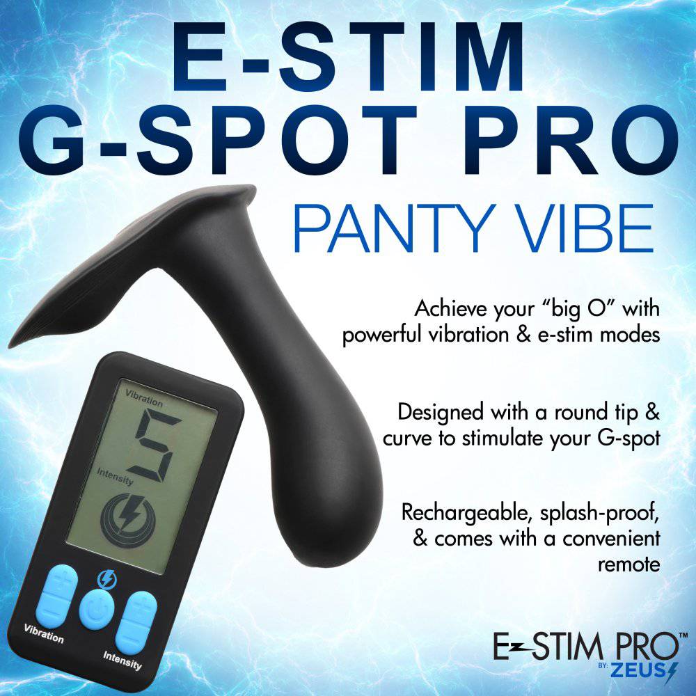 Zeus Electrosex - G-Spot Silicone Panty Vibe - Bondage Shop