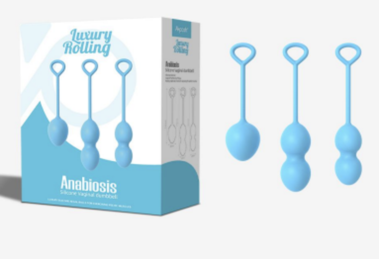 "ANABIOSIS" KEGAL BALLS 3pc SET -BLUE