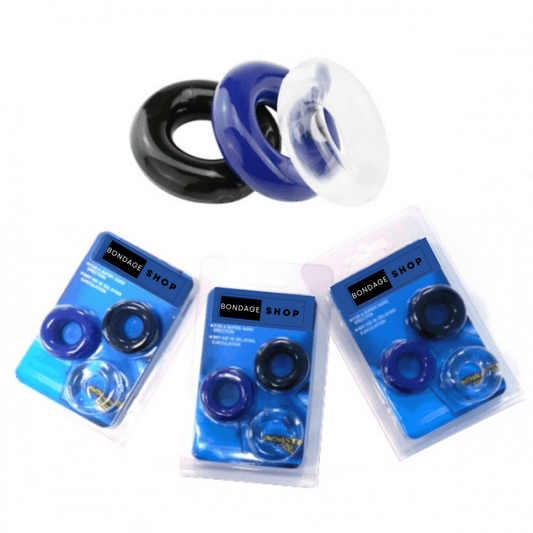 Silicone DoNut Cock Ring - Bondage Shop