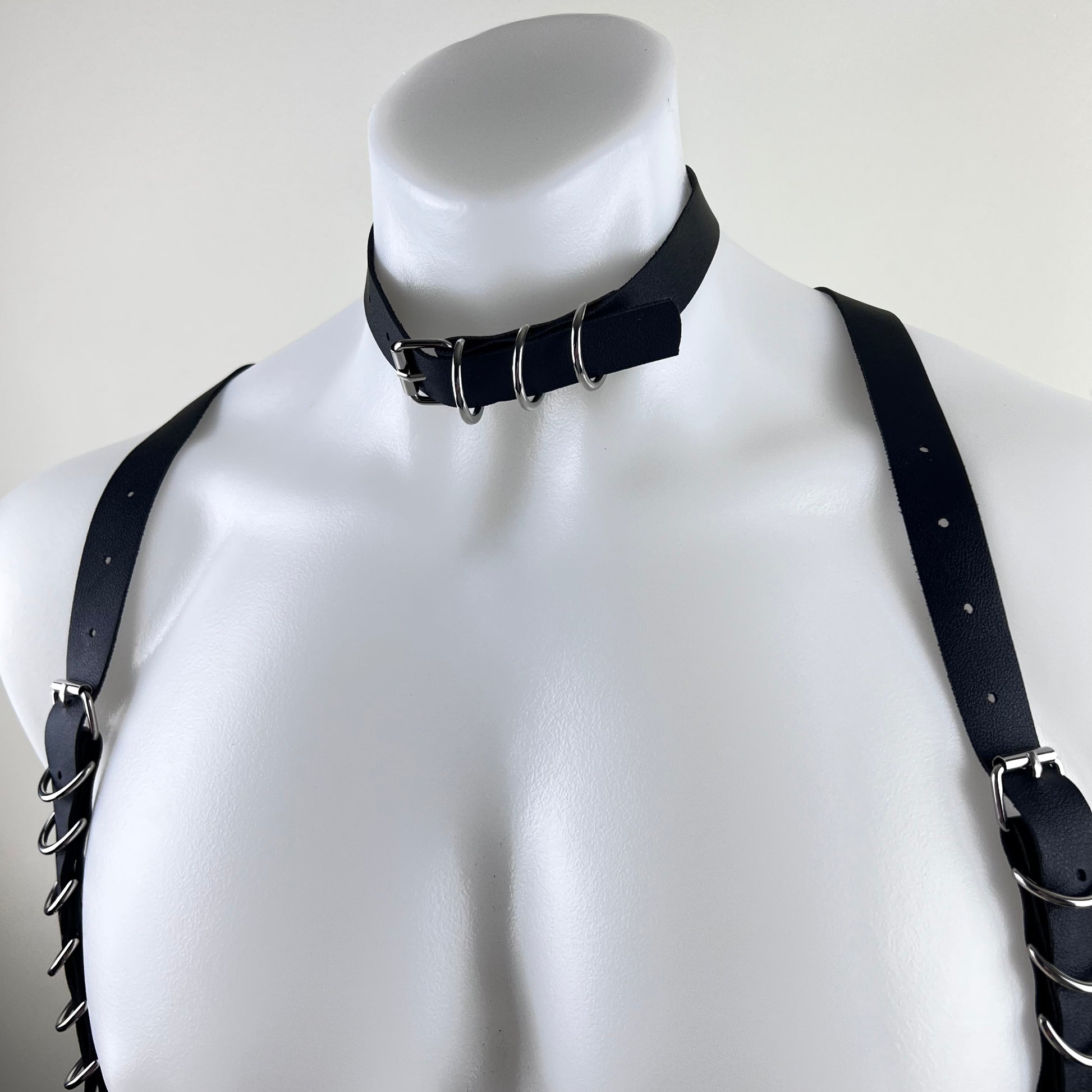 The D-Ring Statement Harness - Bondage Shop