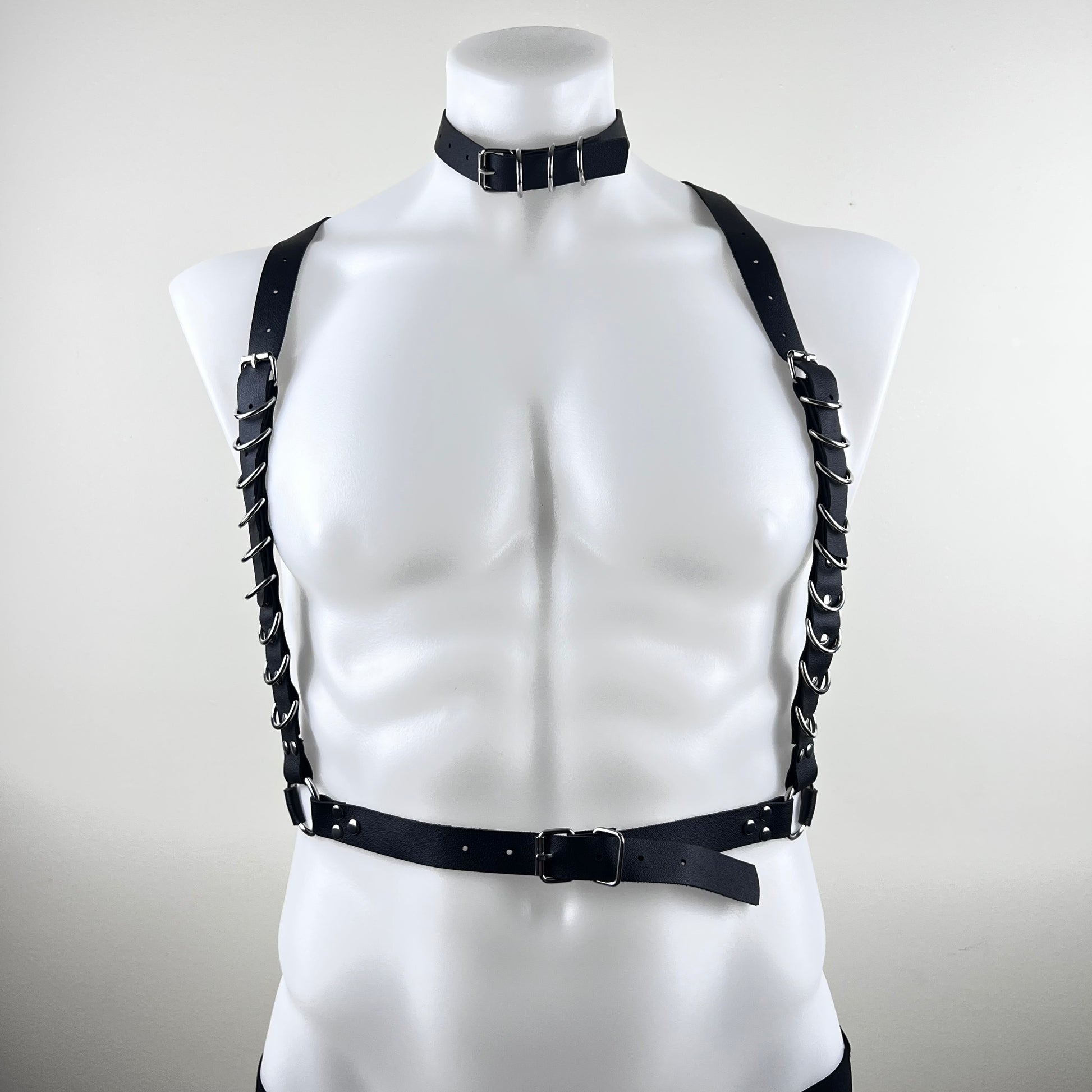 The D-Ring Statement Harness - Bondage Shop