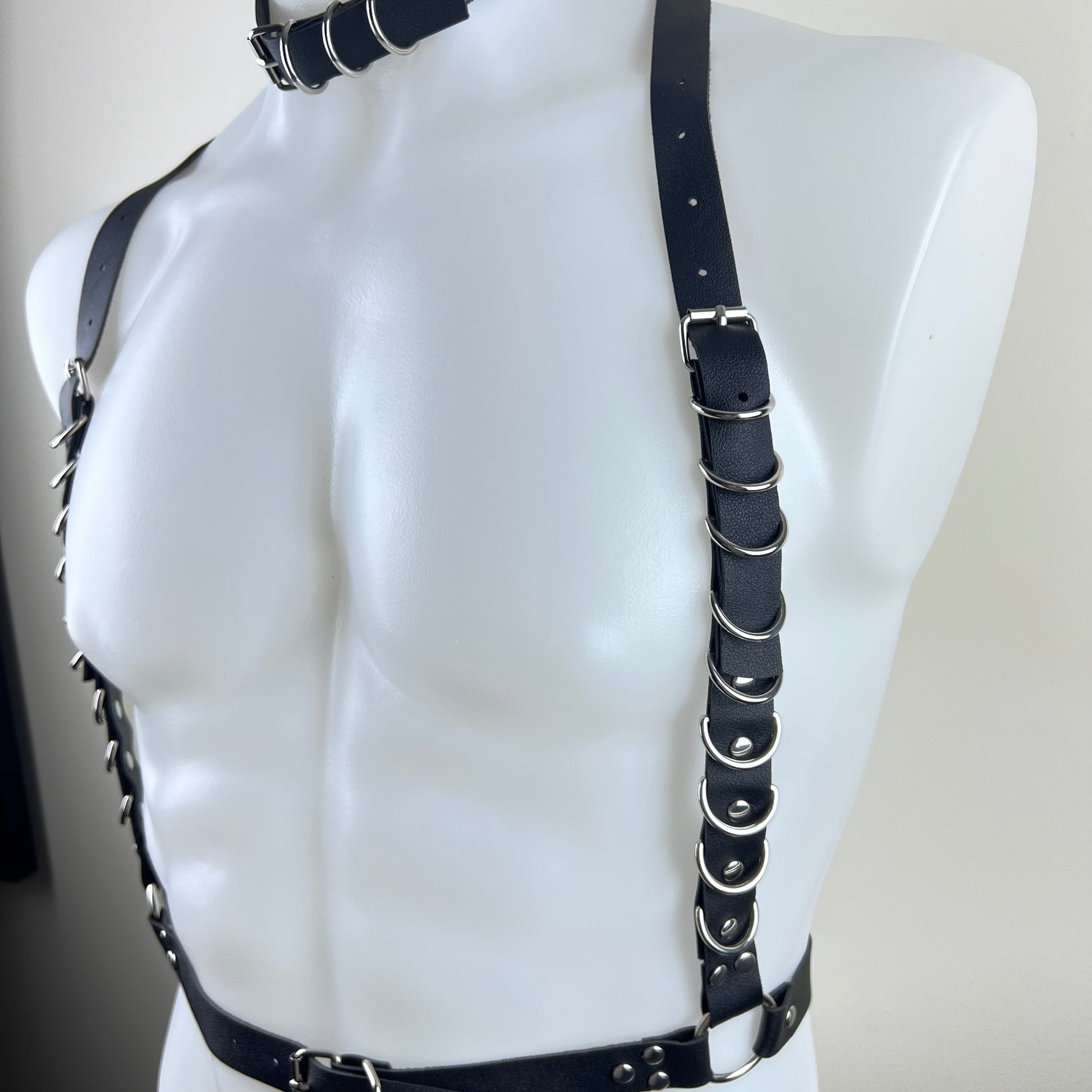 The D-Ring Statement Harness - Bondage Shop