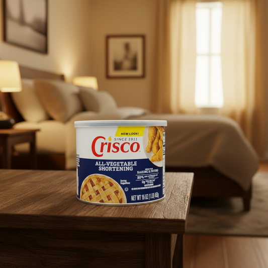crisco with a bedroom background
