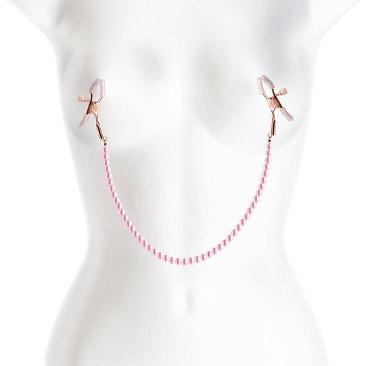 Bound Nipple Clamp - Pink - Bondage Shop