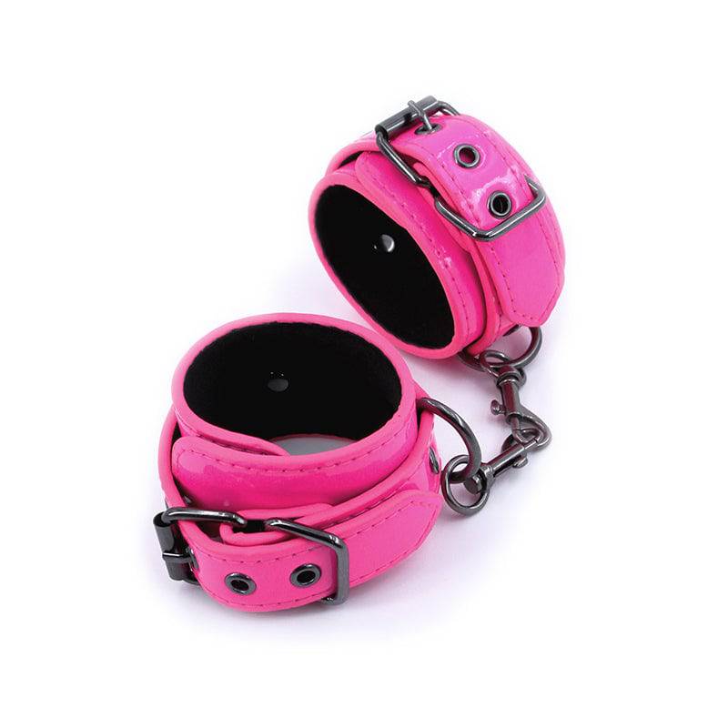 Electra Wrist Cuffs - Pink - Bondage Shop
