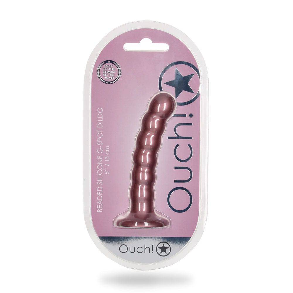 Beaded Silicone G-Spot Dildo