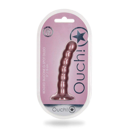 Beaded Silicone G-Spot Dildo - Bondage Shop