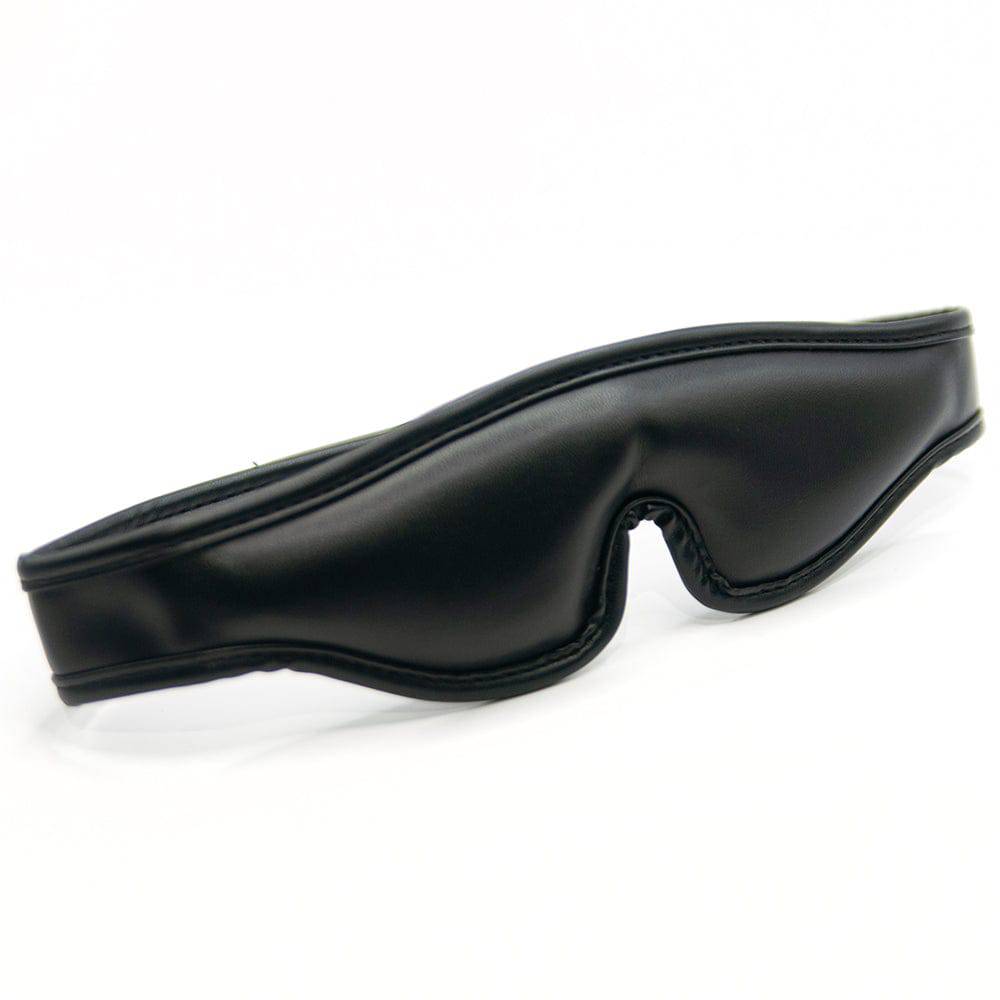 Padded Velco Leather Blindfold - Bondage Shop