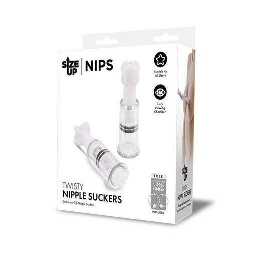 Twisty Nipple Suckers - Small - Bondage Shop