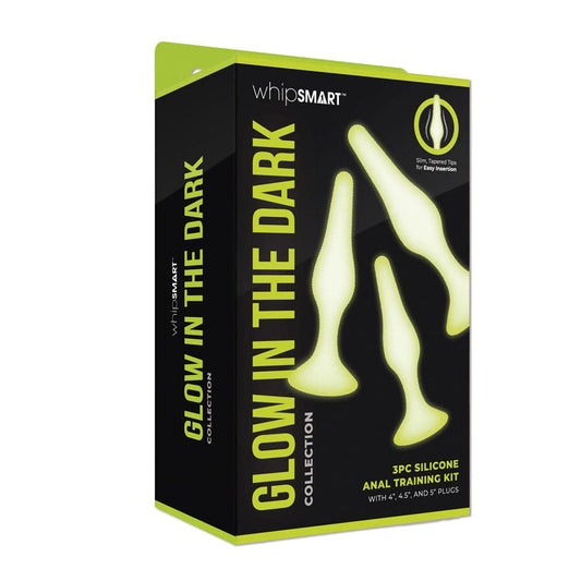 Glow In The Dark 3pc Anal Training Kit - Bondage Shop