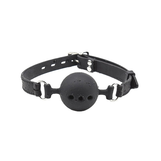 BREATHABLE SILICONE BALL GAG - LARGE