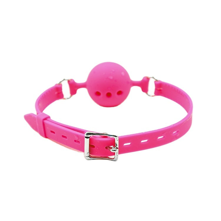 BREATHABLE SILICONE BALL GAG - LARGE