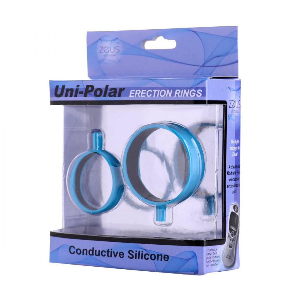 Zeus Uni-Polar Silicone Electrosex Cock Rings - Bondage Shop