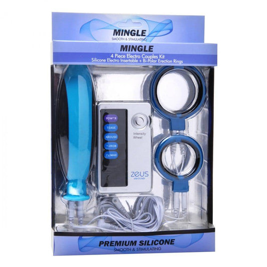 Zeus Mingle 4 Piece Electrosex Couples Kit - Bondage Shop