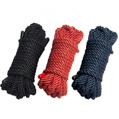 Mercerized Black Silk Rope 8m