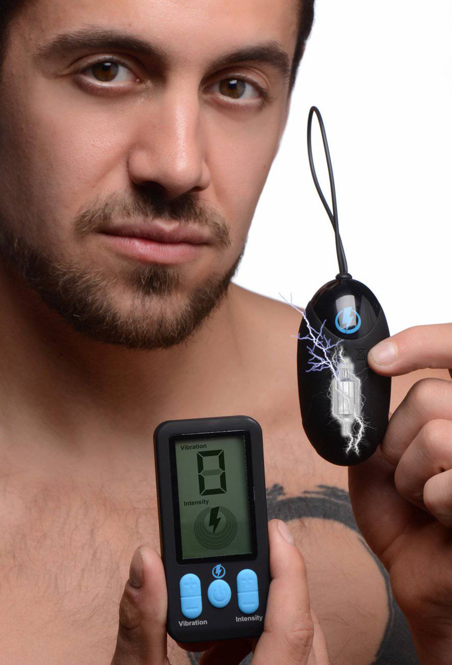 Zeus Electrosex- Silicone Vibrating Egg with Remote Control