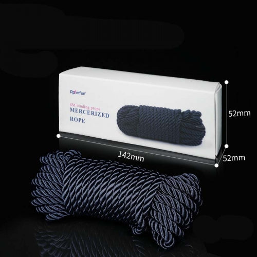 Mercerized Black Silk Rope 8m