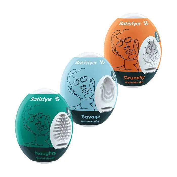 Masturbator Eggs - Mixed 3 Pack