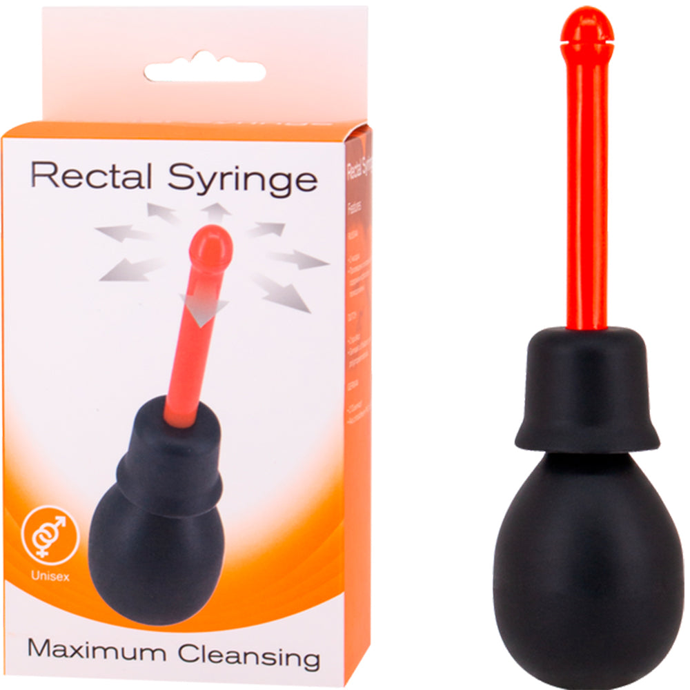 Seven Creations Rectal Syringe Douche - Red Unisex Douche