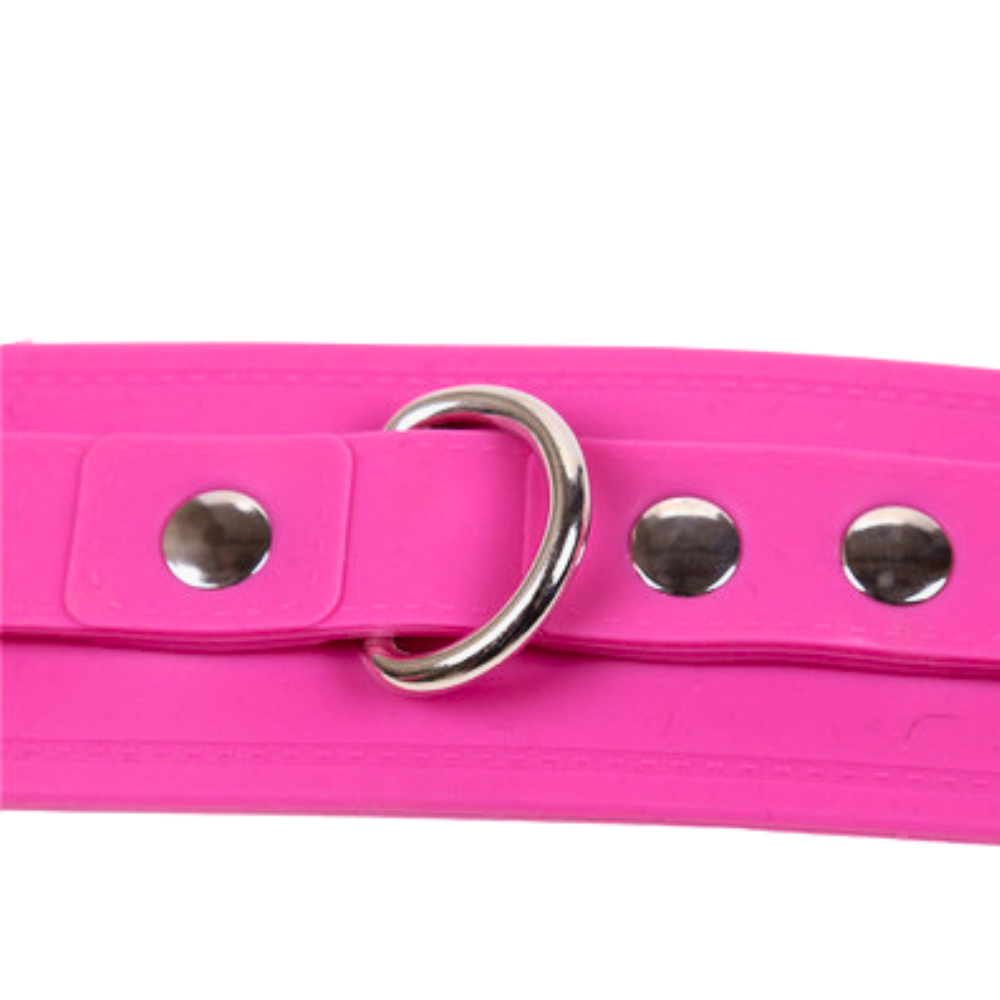 LOCKABLE SILICONE HANDCUFFS