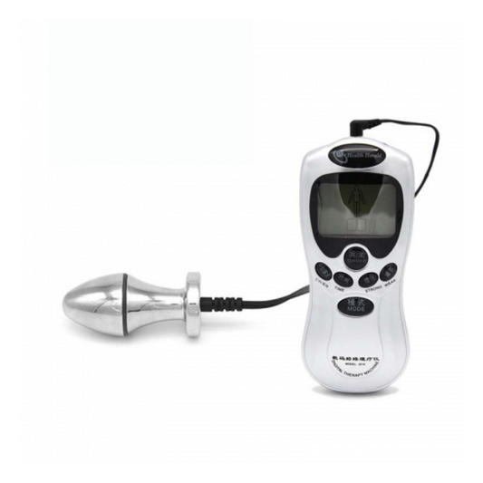 E-Stim Electrosex Handheld Unit with Metal Plug