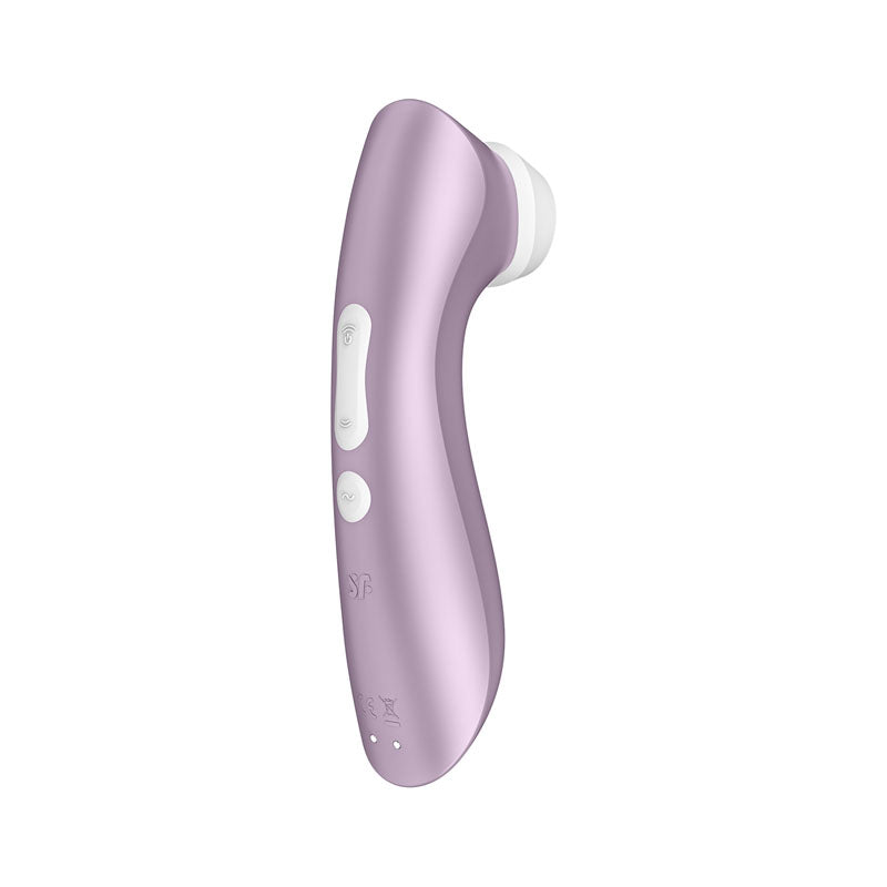 Satisfyer Pro 2+ Purple - Purple Touch-Free USB-Rechargeable Clitoral Stimulator with Vibration