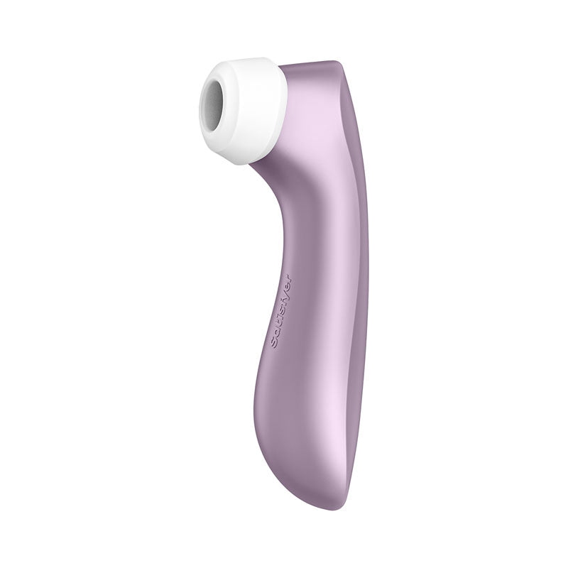 Satisfyer Pro 2+ Purple - Purple Touch-Free USB-Rechargeable Clitoral Stimulator with Vibration