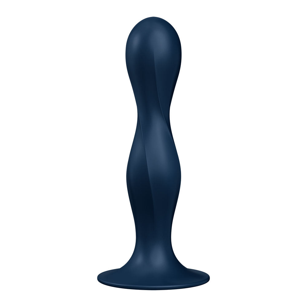 Satisfyer Double Ball-R - Dark Blue - Dark Blue Anal Plug