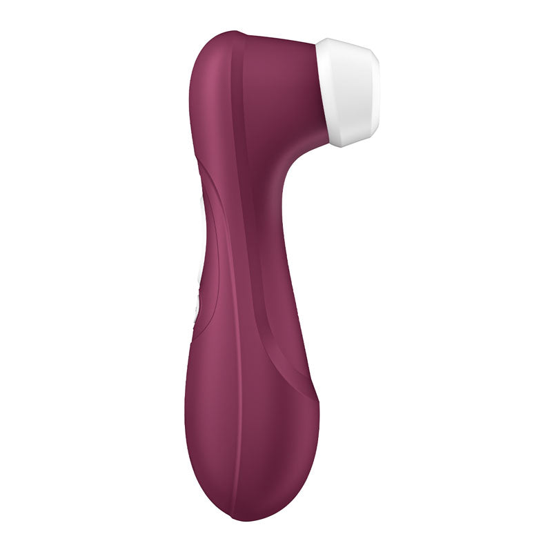 Satisfyer Pro 2 Generation 3 with App Control - Wine Red - Wine Red Touch-Free USB-Rechargeable Clitoral Stimulator