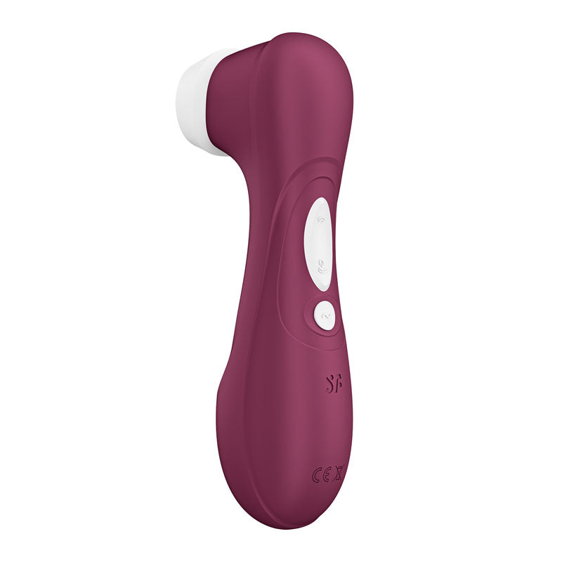 Satisfyer Pro 2 Generation 3 with App Control - Wine Red - Wine Red Touch-Free USB-Rechargeable Clitoral Stimulator