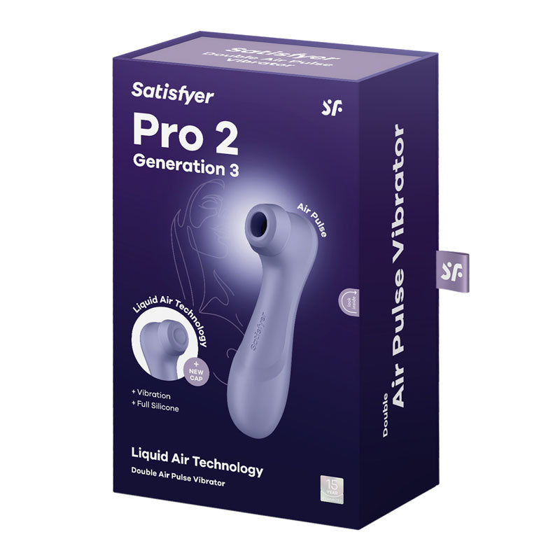 Satisfyer Pro 2 Generation 3 - Lilac - Lilac Touch-Free USB-Rechargeable Clitoral Stimulator