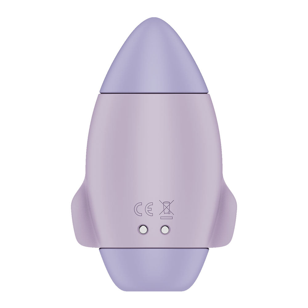 Satisfyer Mission Control - Violet - Violet USB Rechargeable Vibrating Air Pulse Stimulator