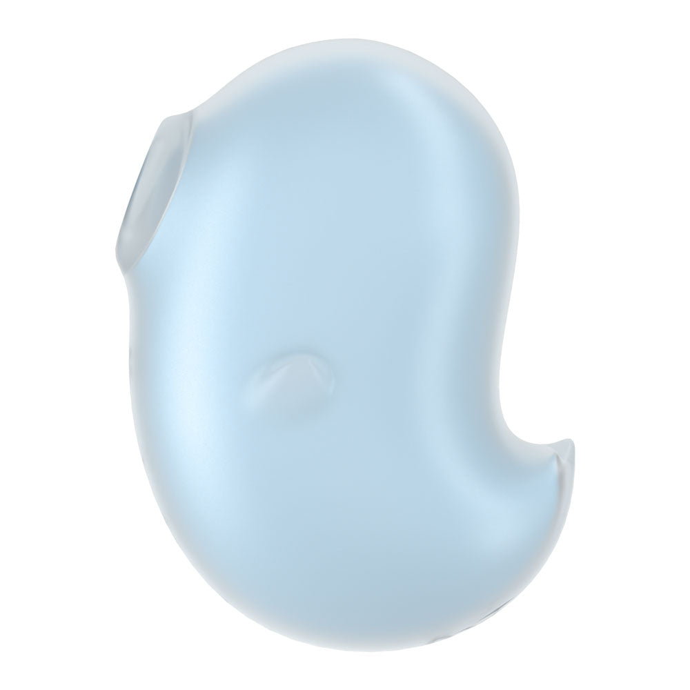 Satisfyer Cutie Ghost - Blue - Blue USB Rechargeable Air Pulse Stimulator