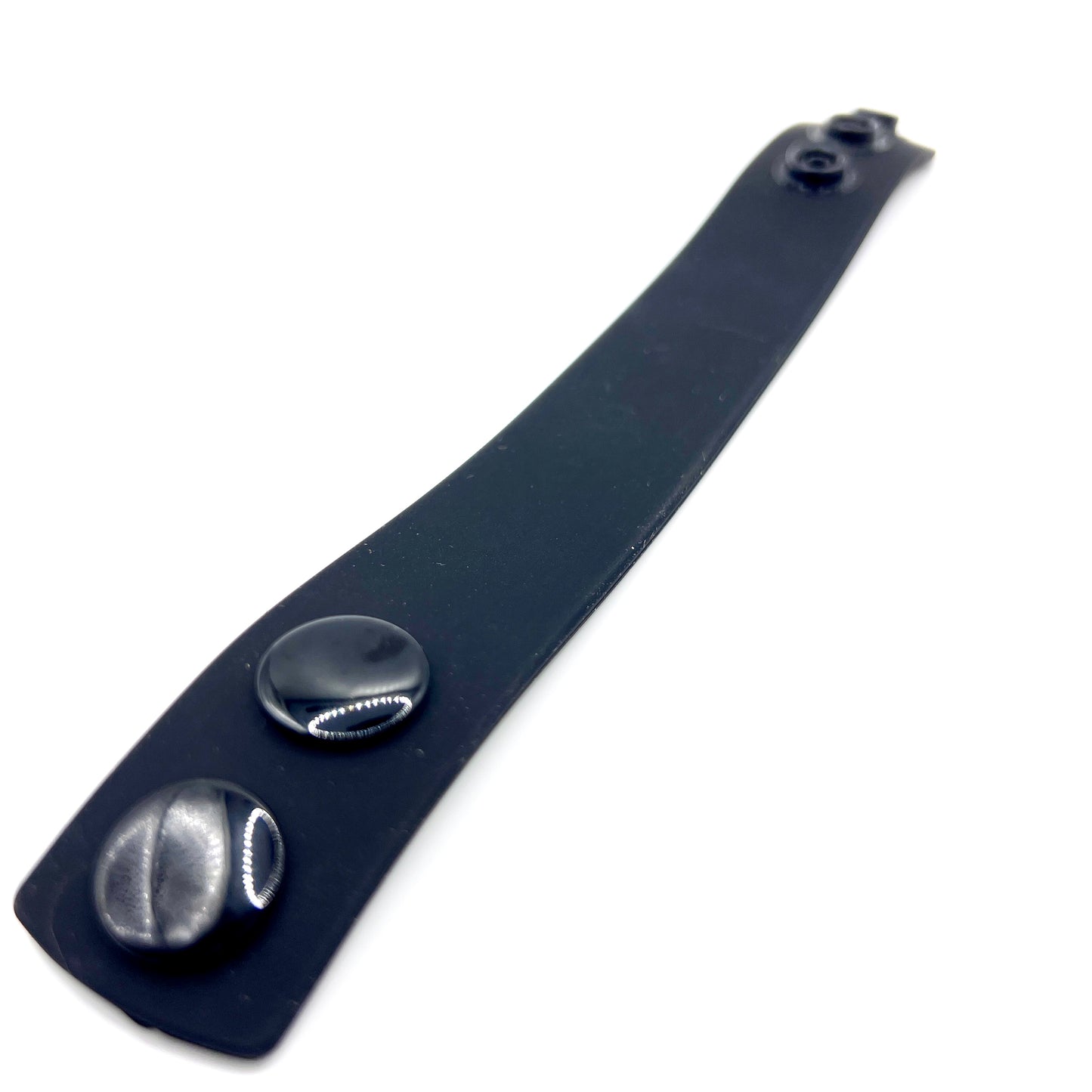 ADJUSTABLE SILICONE COCK RING - BLACK
