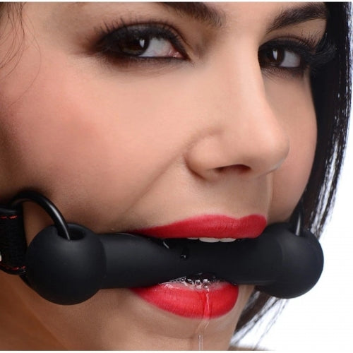 Silicone Bone Gag (Black)