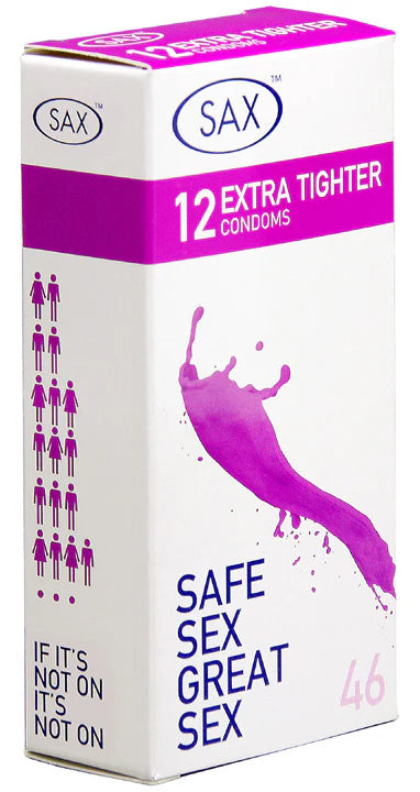 Sax Extra Tighter Fit 12 Condoms