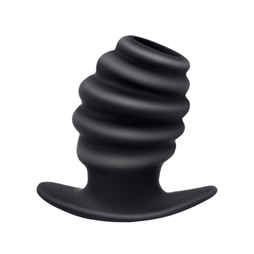 Ribbed Silicone Screw Tunnel Plug