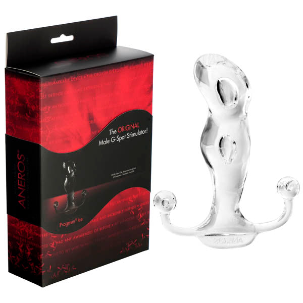 Progasm - Ice - Clear Prostate Massager