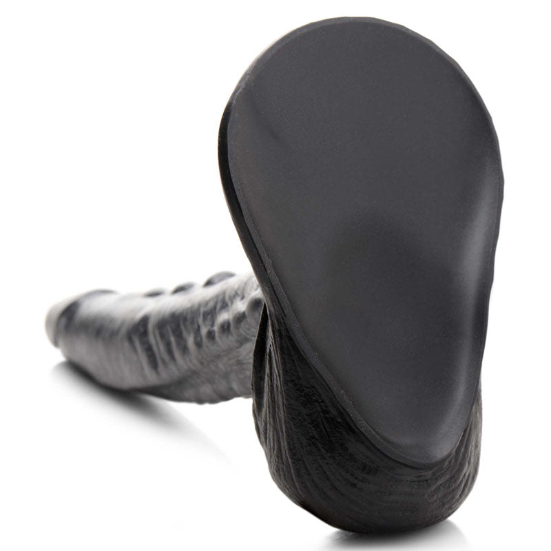 Creature Cocks The Gargoyle Rock Hard Silicone Dildo - Silver 23.6 cm Fantasy Dildo