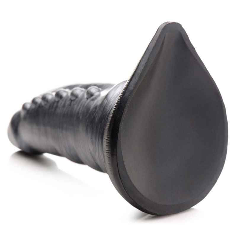 Creature Cocks Beastly Tapered Bumpy Silicone Dildo - Silver 21 cm Bumpy Dildo