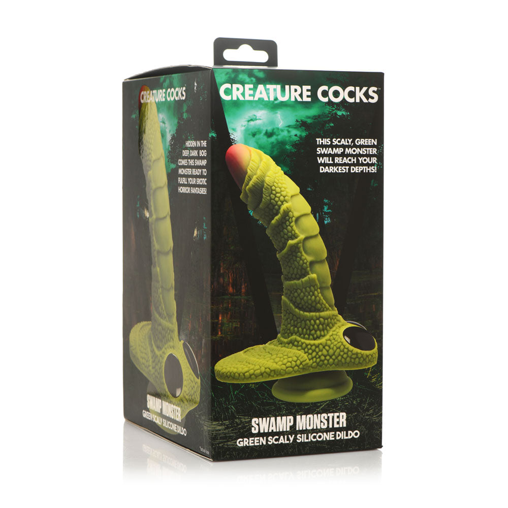 Creature Cocks Swamp Monster - Green 23.9 cm Fantasy Dildo