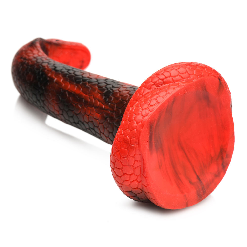 Creature Cocks King Cobra Silicone Dildo - Red 21.4 cm Fantasy Dildo