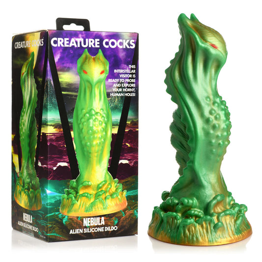 Creature Cocks Nebula - Green 19.3 cm Alien Fantasy Dildo