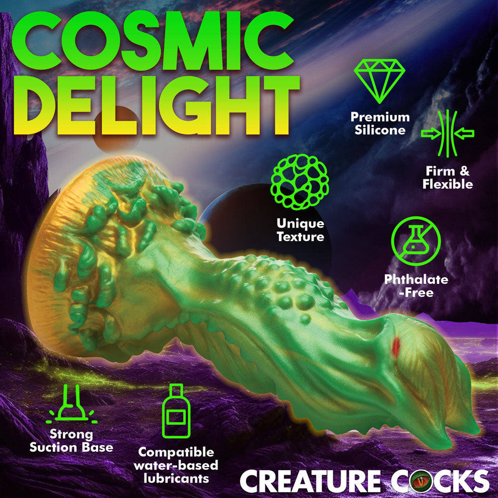 Creature Cocks Nebula - Green 19.3 cm Alien Fantasy Dildo